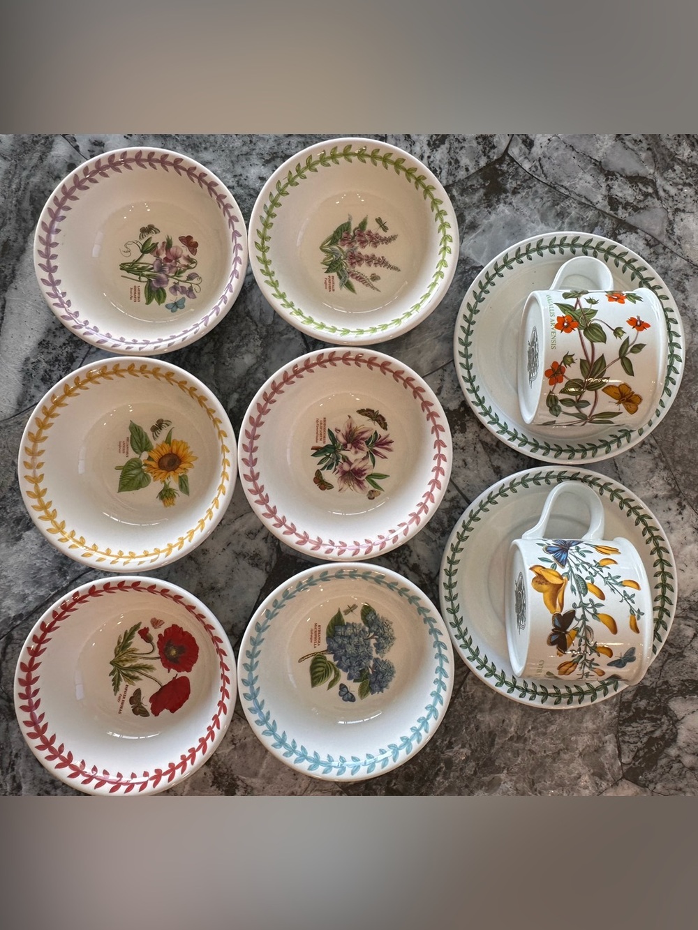 Portmeirion Botanic Garden Meadow Assorted Mini Bowls
